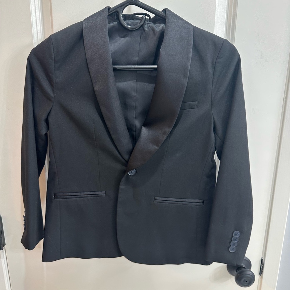 Kids Zara Elegant Black Tuxedo Blazer